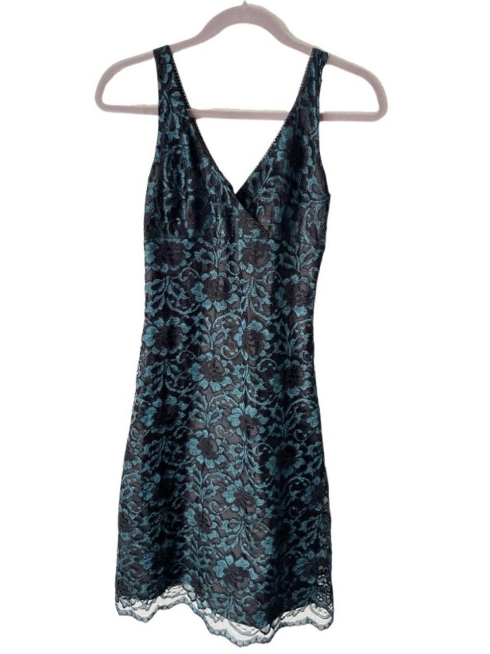 Vintage Y2K Whimsigoth A-Line Lace Dress Size Small Dark Romantic‎ Night Out LBD